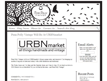 Tablet Screenshot of pennpollyvintage.com